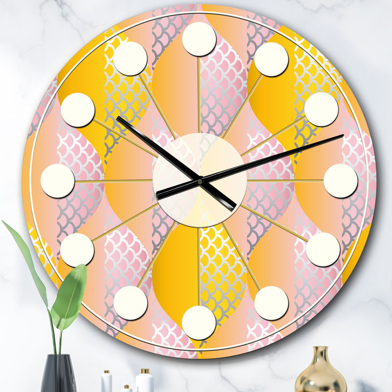 Horloge murale Golden Mid, Surdimensionné