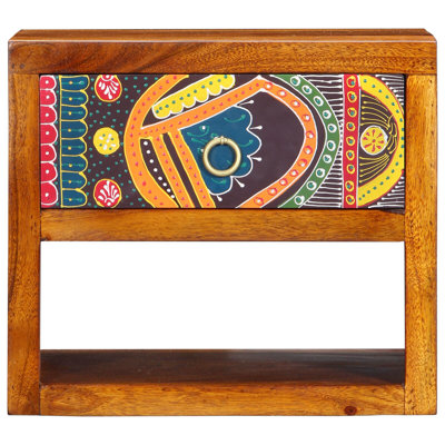 40cm W Solid Wood Bedside Table