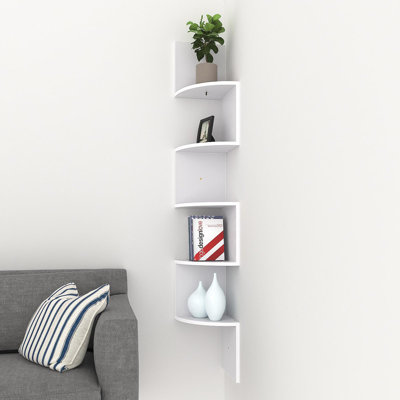 Zaira 5 Piece Floating Shelf