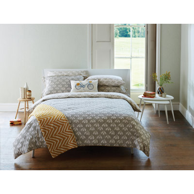Snowdrop Cotton Floral Duvet Cover Set