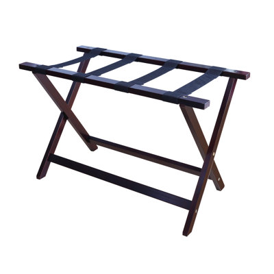 Heavy Duty Solid Wood Extra Wide Luggage Rack