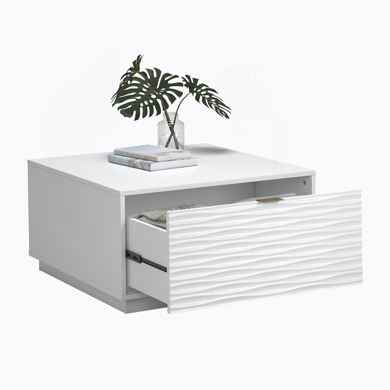 Table basse, finition blanche