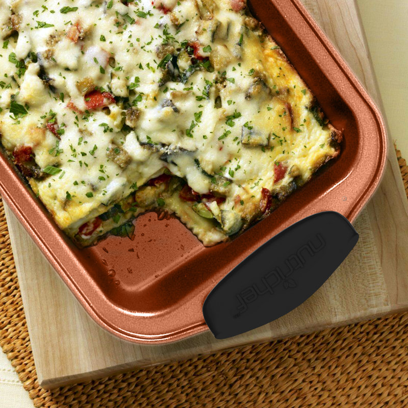 Nutrichef 8 Piece Non-Stick Steel Bakeware Set
