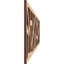 Moulure en bois de chêne rouge 46 46 3/4 po x H 10 po x T 3/8 po Harrisburg-95198890-95198893