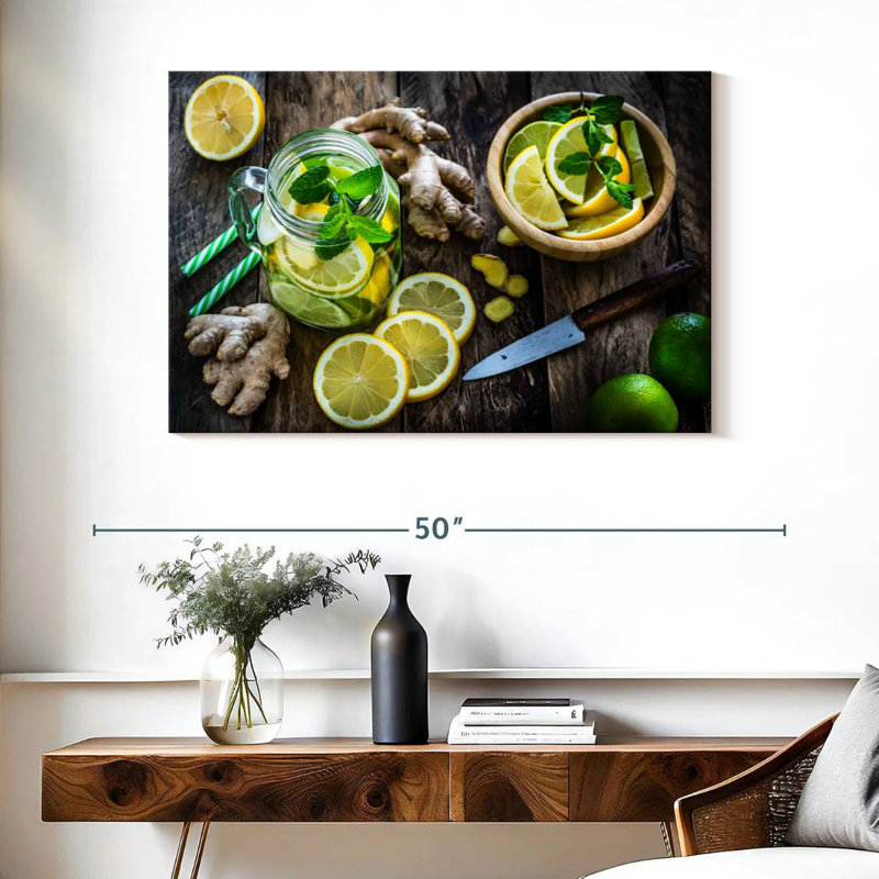 Yarlin Lemon Kitchen, 26" H x 39" W