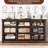63" Tall Dresser With 9 Drawers, Embossed Roman Column Design & Wooden Storage For Bedroom Organization-1649697970