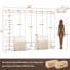 68"-96" Closet Organizer With 6-Drawers,4 Clothing Rack-1256370279