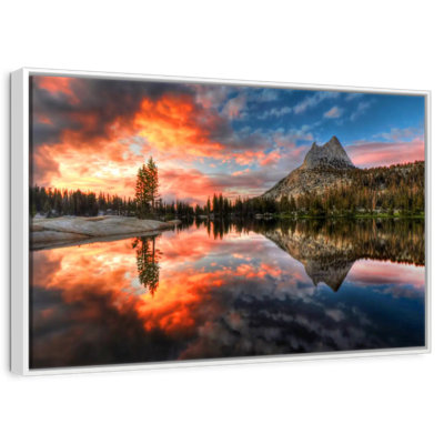 Coucher de soleil au parc Yosemite