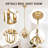 Modern Gold Pendant Light With 6 Warm Light