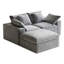 Canapé-lit modulaire à 3 places, canapé modulaire gris confortable pour le salon, canapé avec style minimaliste moderne utilisant une éponge à haute densité 33D-1210695056-1210695061-1210695063