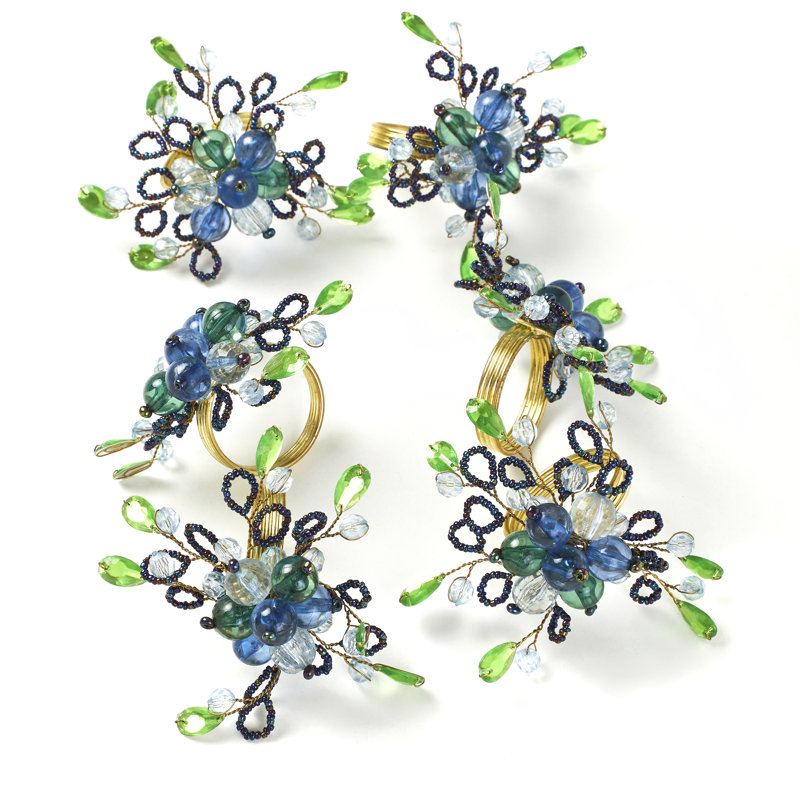 Napkin Ring, Blue/Green