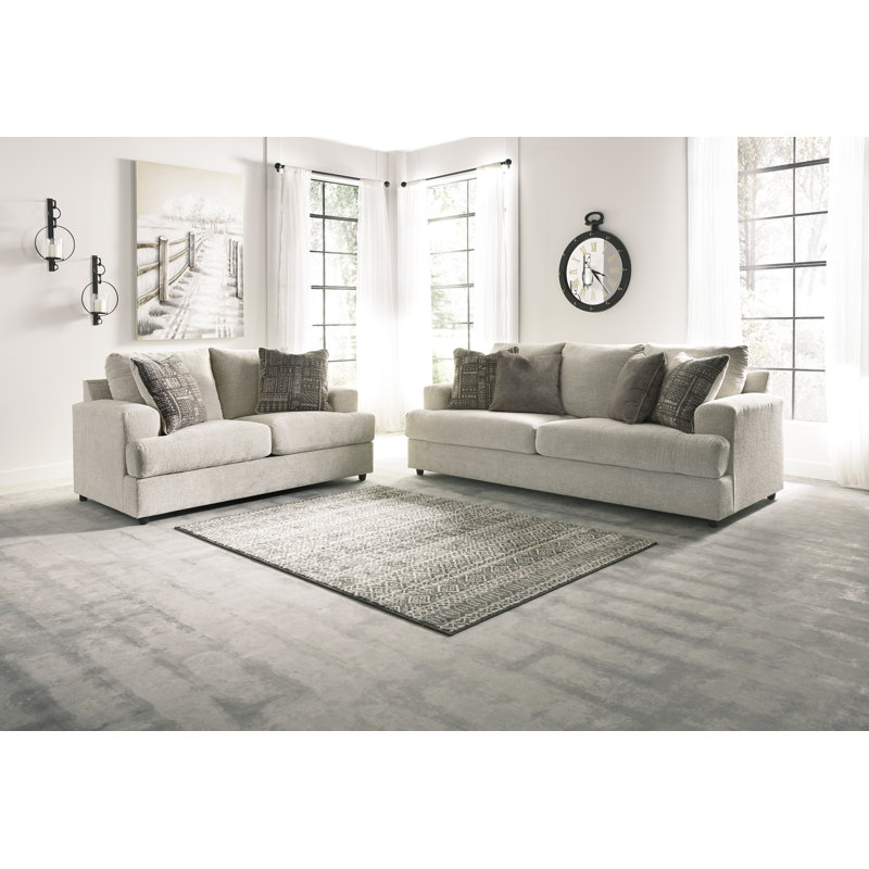Elizette Sofa, Soletren Beige Chenille