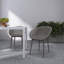 Chaise avec accoudoirs moderne moderne en plastique PP résistant aux intempéries (ensemble de 2)-2139347608