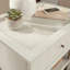 Table de chevet, finition blanche