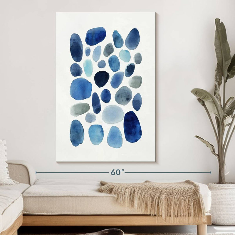 Resting Pebbles, 51" H x 34" W