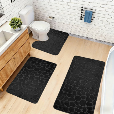 Ensemble de tapis de salle de bain 3 pièces