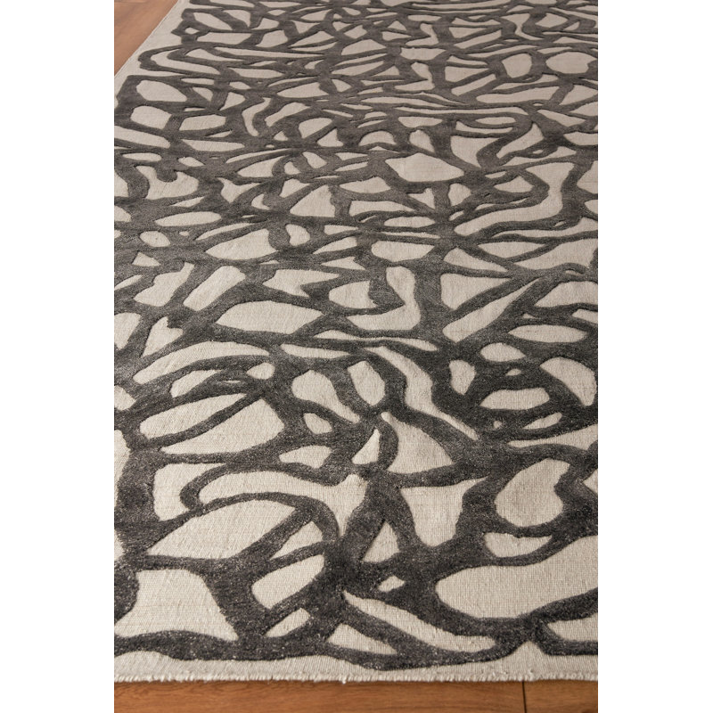 Goudy Abstract Area Rug, Rectangle 9' x 12'