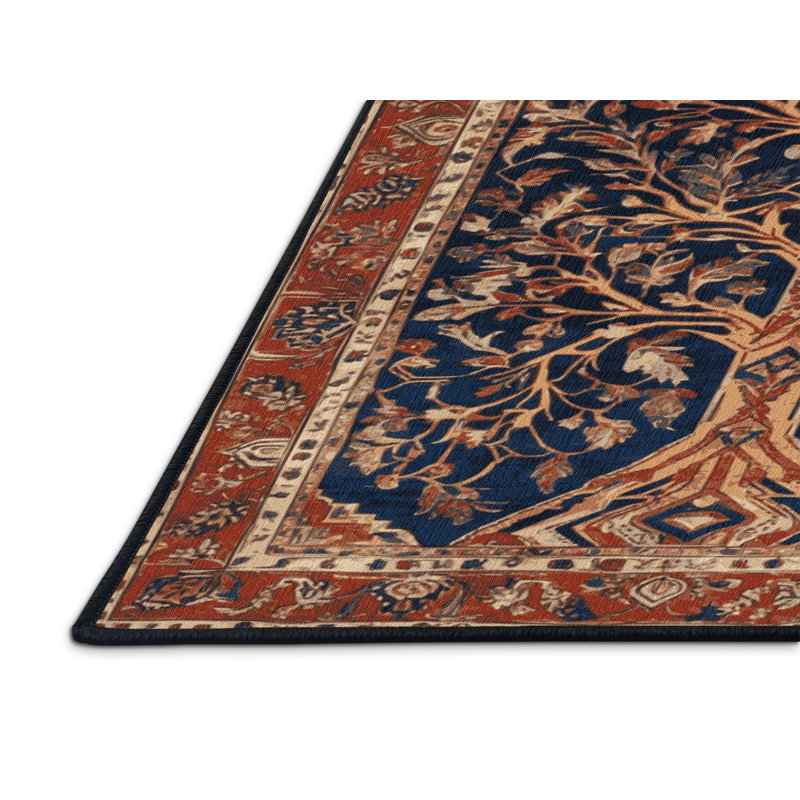 Tapis brun lavable à la machine, Tapis de couloir 2 pi x 4 pi