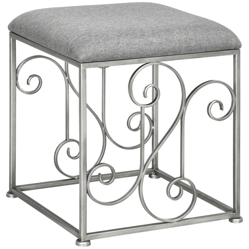 Tabouret de coiffeuse en acier