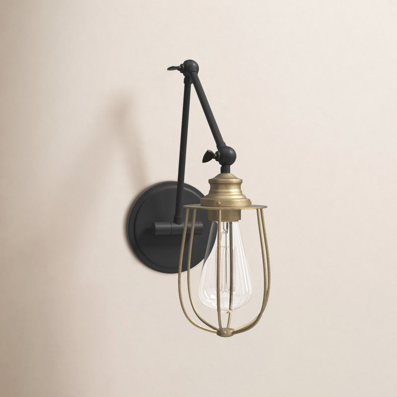 Ivan 1 - Light Dimmable Rubbed Bronze/Brass Swing Arm