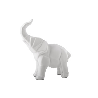 Figurine éléphant debout en céramique Gurshaan