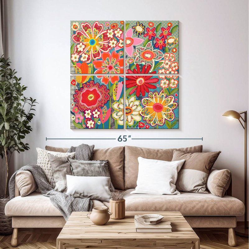 Harnek Flower Fabric I