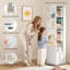 169cm H x 39.5cm W Aluminium Alloy, Iron Bookcase