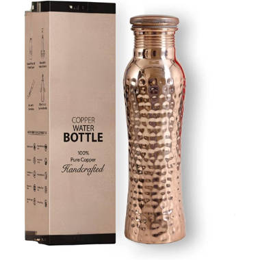 Perilla Home 25.36oz. Copper Water Bottle