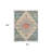 Mckenley Blue and Beige Medallion Hand Woven Area Rug-874946717