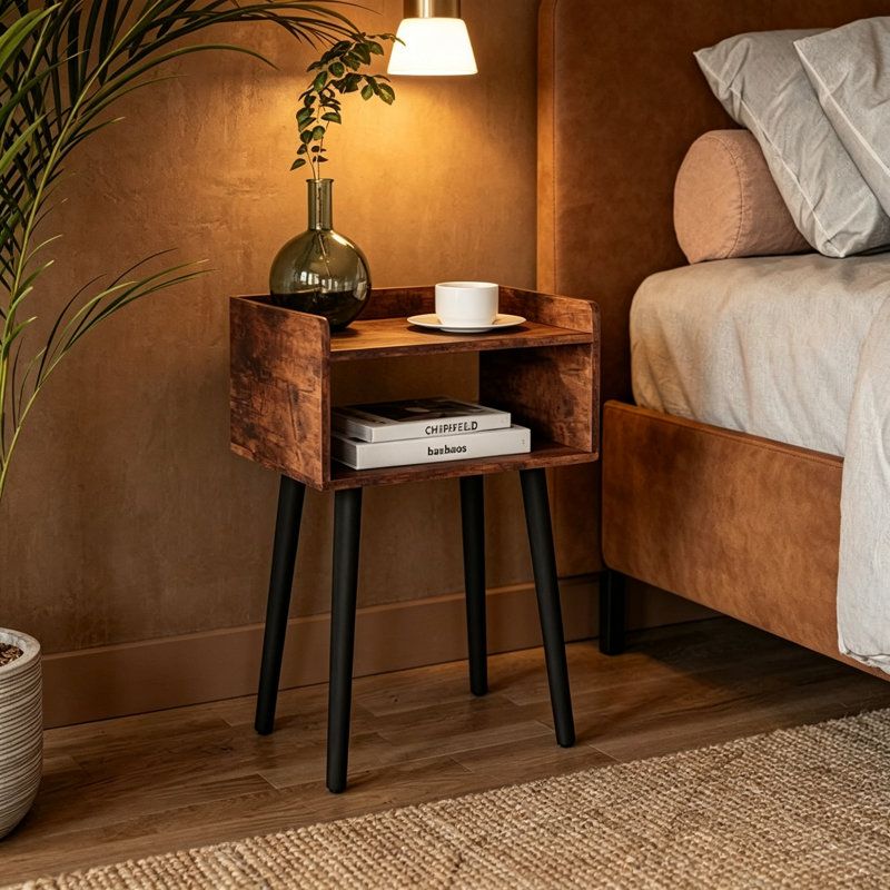 40 cm W Bedside Table