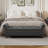 40" Tufted Storage Bench, Upholstered Storage Ottoman Bench, Rolled Arm Window Bench-882300809-907070943