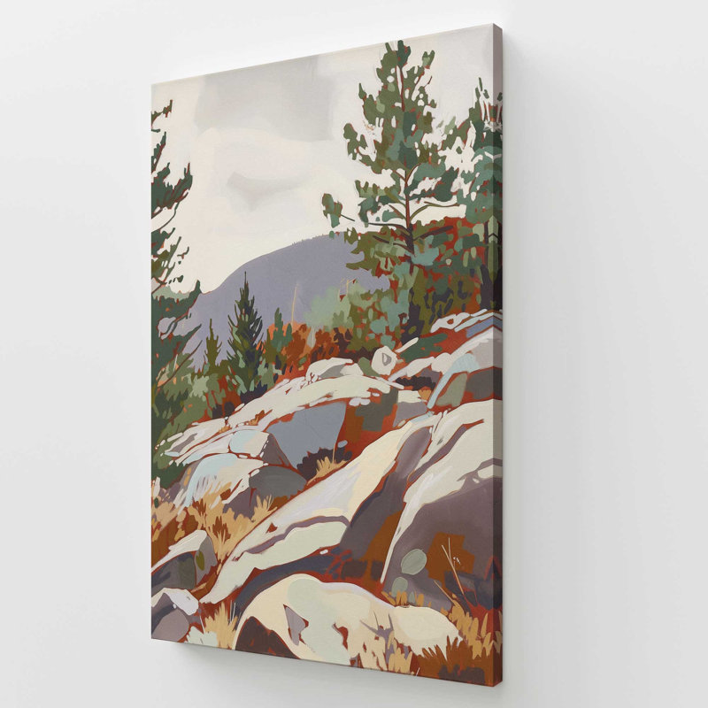 Impression sur toile Rocky Mountain View II, Toile tendue, 60" H x 40" W x 1.25" D