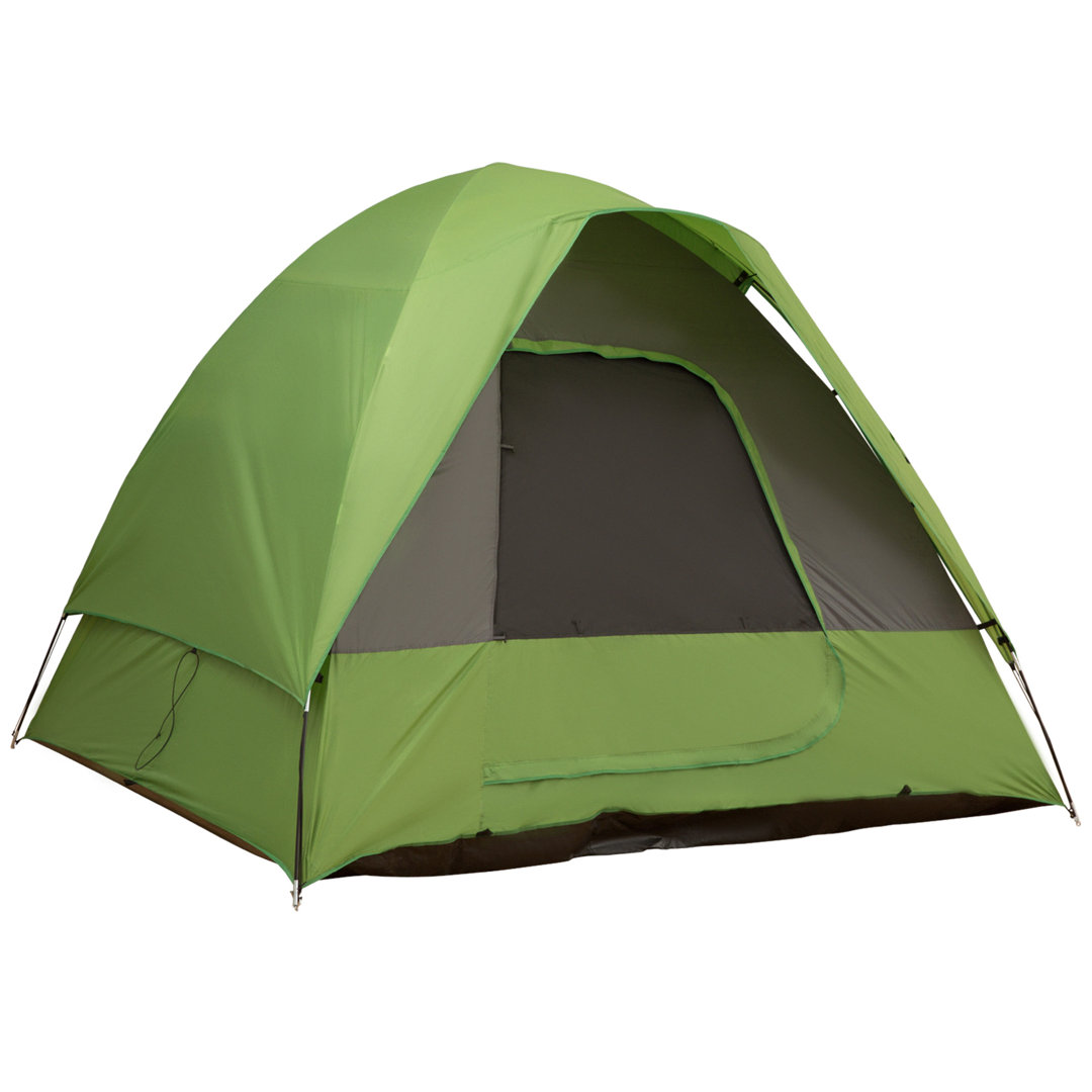 Autozelt, Campingzelt, Reisezelt, fÃ¼r 4-5 Personen, Glasfaser Polyester, GrÃ¼n, 300 x 300 x 230 cm