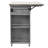 52.2" Outdoor Cabinet Kitchen Storage Island Outdoor Grill Cart With Stainless Steel Top-114234330