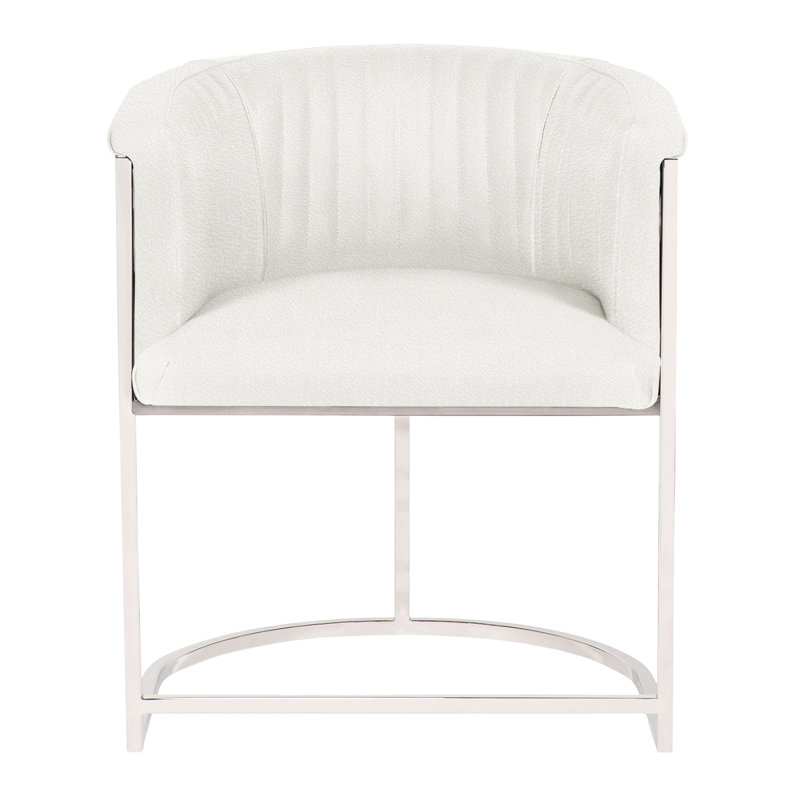 Chaise en métal Vanguard Harrison, Peau de mouton Kempsey