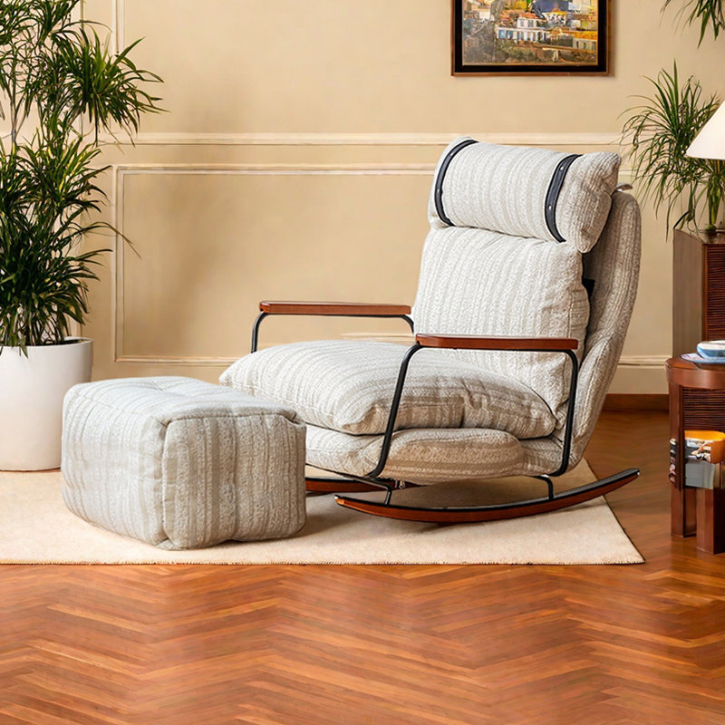 Chaise berçante réglable simple pour le salon