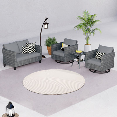 Ensemble de mobilier d'extérieur 7 pièces