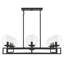 Lustre 8 lumières noir mat Devony-70337167