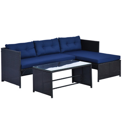 Ensemble de canapé d'extérieur Loveseat