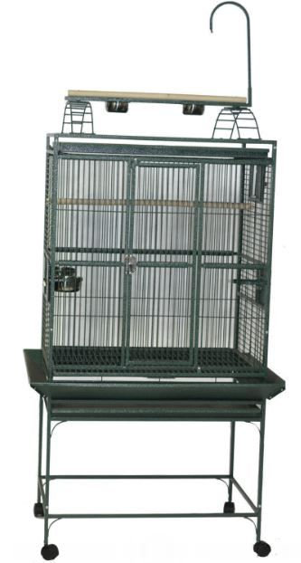 Cage de jeu 32 "X 23" par A&E, vert
