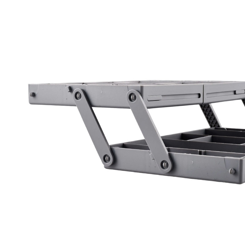 Gray foldable drawer organizer