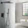 Thermostatic Complete Shower System with Rough in-Valve