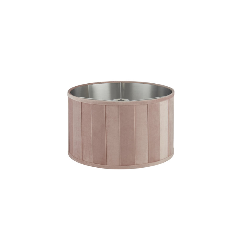 24 cm H Drum Pendant Shade ( Uno ), Pink
