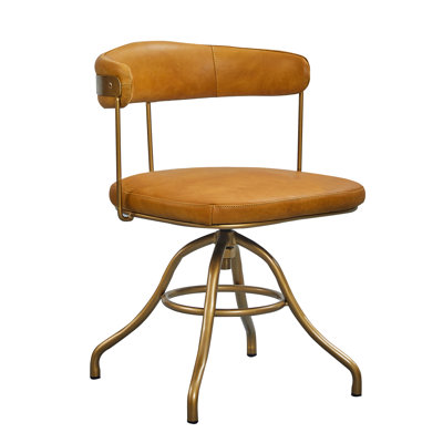 Avante Genuine Leather Swivel Task Chair