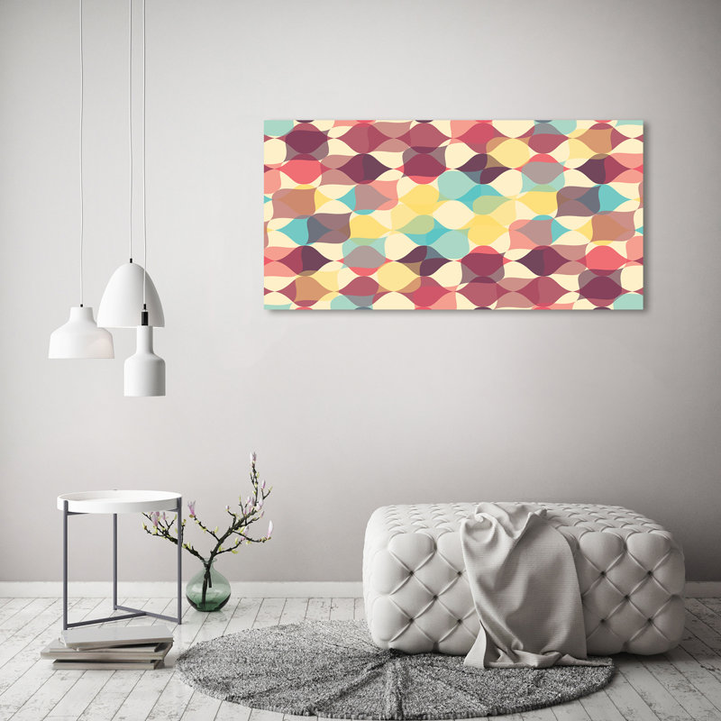 Geometric Background - Wrapped Canvas Print