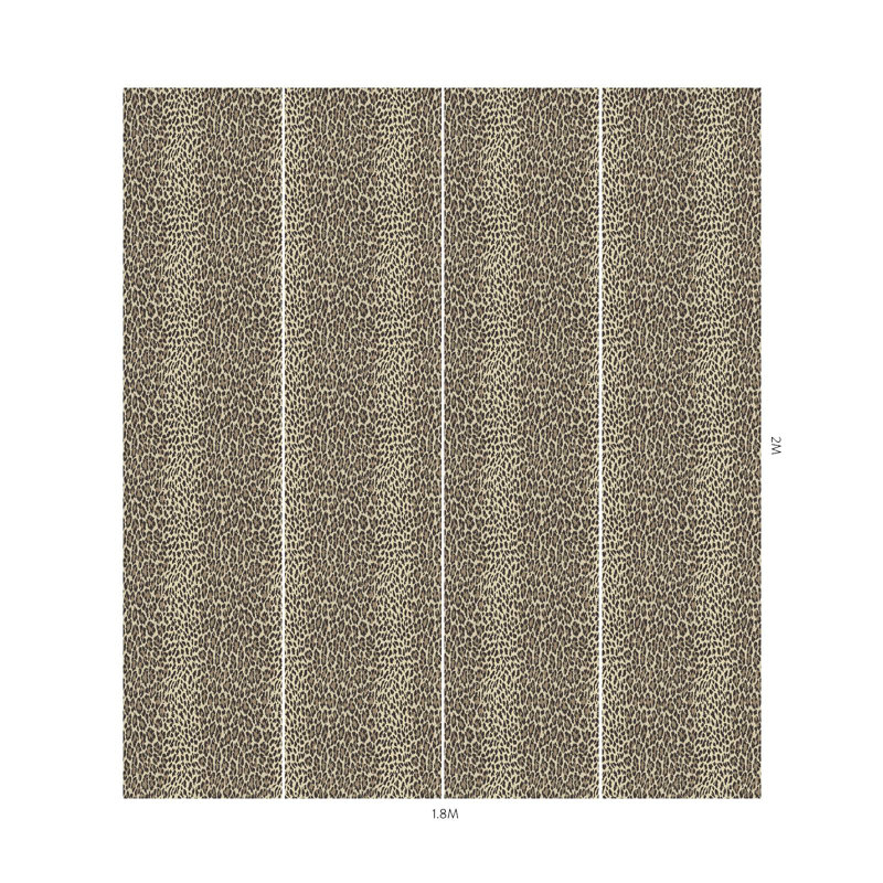 WILD CARD Wallpaper - Butterscotch 9'10" - full height wallpaper