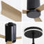 Ventilateur de plafond 52 po avec lumière