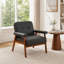 Fauteuil d'appoint en similicuir l 26 po