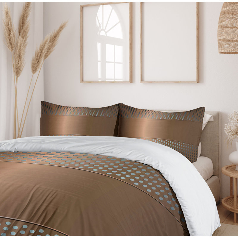 Modern & Contemporary Polyester Duvet Cover, King