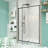 56-60" W X 71" H Piovt Swing Glass Shower Door-111837136